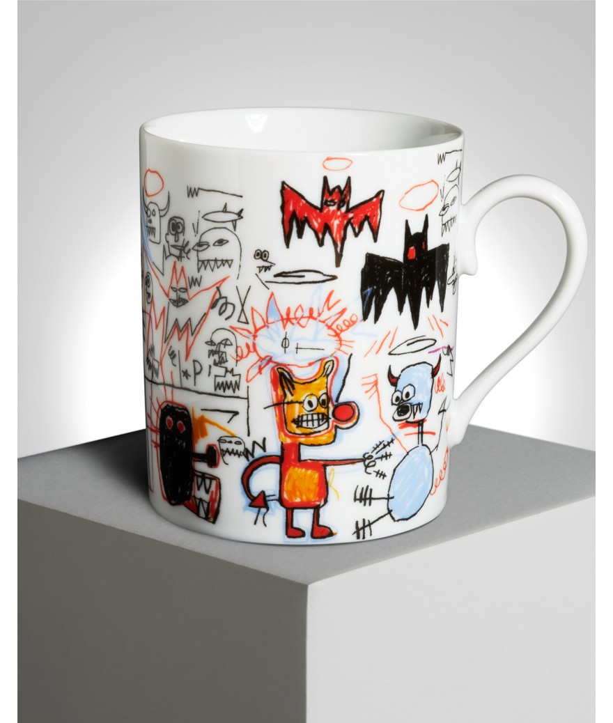 BASQUIAT porcelain mug ”Batman”